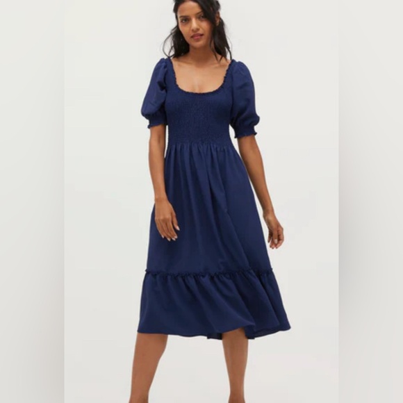 Hill House Dresses & Skirts - NWT The Louisa Nap Dress - Navy Cotton hill house size medium
